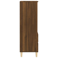 Thumbnail for Highboard Braun Eichen-Optik 40x36x110 cm Holzwerkstoff