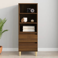 Thumbnail for Highboard Braun Eichen-Optik 40x36x110 cm Holzwerkstoff