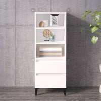 Thumbnail for Highboard Weiß 40x36x110 cm Holzwerkstoff