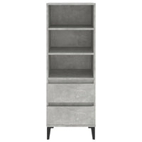Thumbnail for Highboard Betongrau 40x36x110 cm Holzwerkstoff