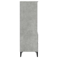 Thumbnail for Highboard Betongrau 40x36x110 cm Holzwerkstoff