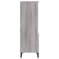 Thumbnail for Highboard Grau Sonoma 40x36x110 cm Holzwerkstoff