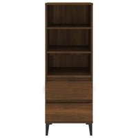 Thumbnail for Highboard Braun Eichen-Optik 40x36x110 cm Holzwerkstoff