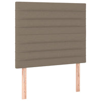 Thumbnail for Kopfteile 2 Stk. Taupe 90x5x78/88 cm Stoff