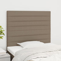 Thumbnail for Kopfteile 2 Stk. Taupe 90x5x78/88 cm Stoff