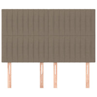 Thumbnail for Kopfteile 4 Stk. Taupe 72x5x78/88 cm Stoff