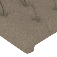 Thumbnail for Kopfteile 2 Stk. Taupe 100x7x78/88 cm Stoff