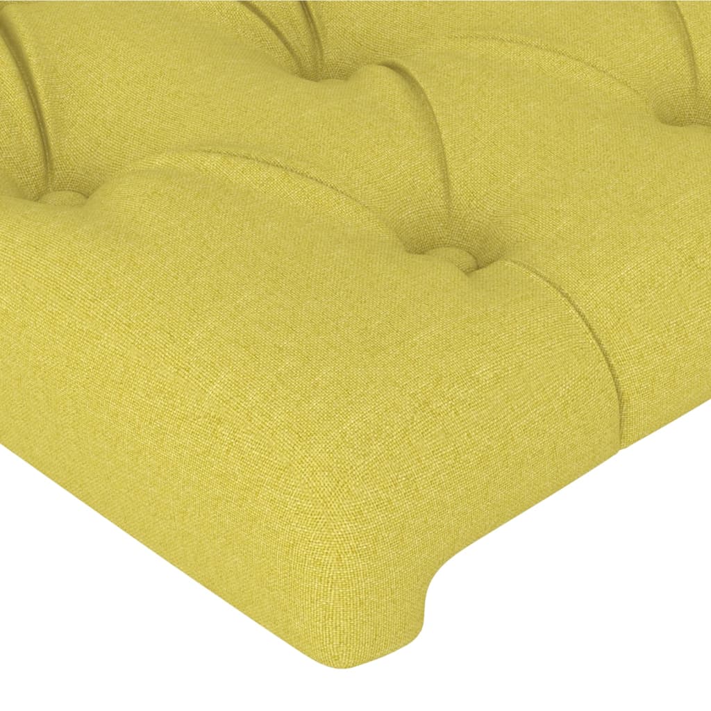 Kopfteile 4 Stk. Grün 72x7x78/88 cm Stoff
