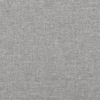 Thumbnail for Kopfteil mit Ohren Hellgrau 103x23x78/88 cm Stoff