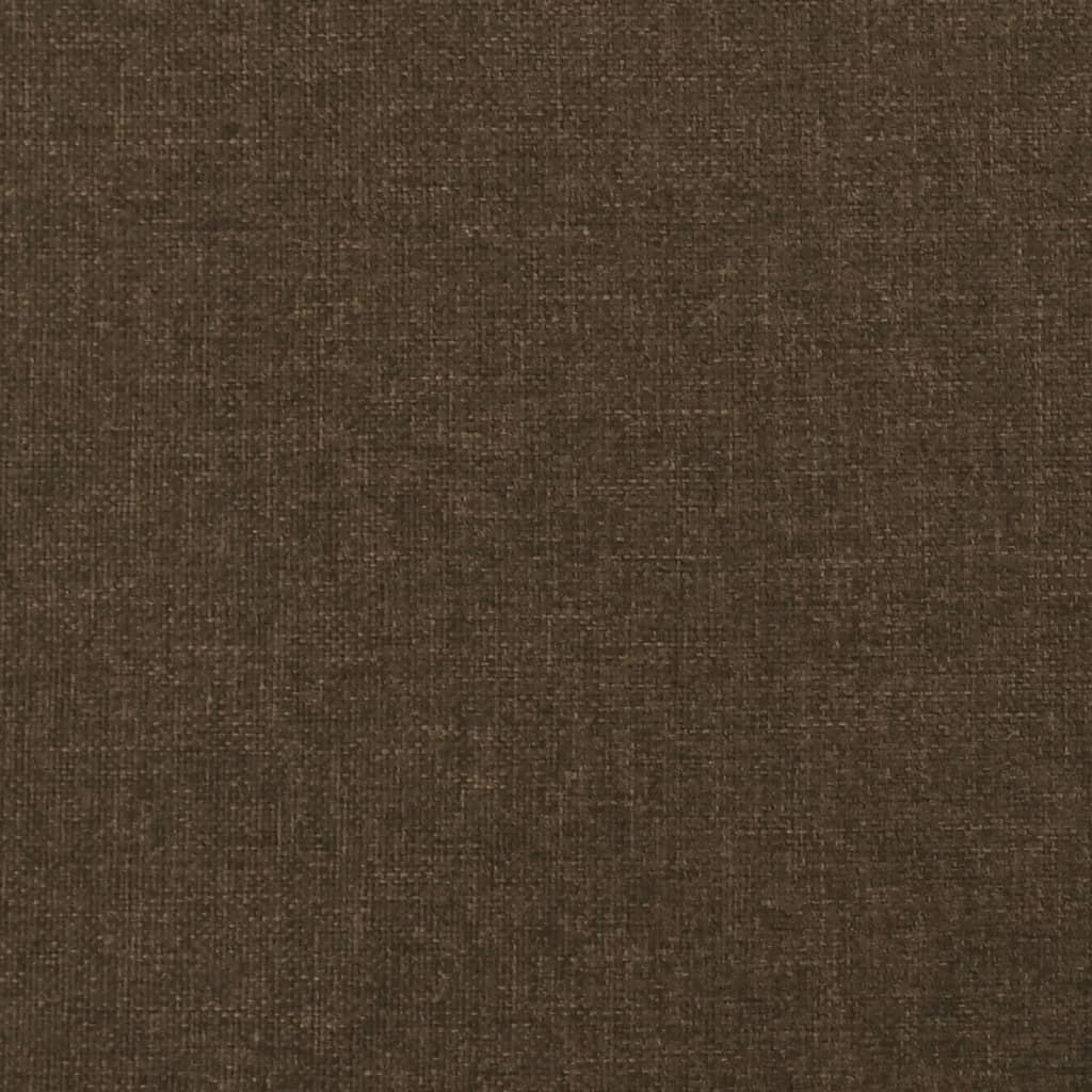 Kopfteil mit Ohren Dunkelbraun 83x23x78/88 cm Stoff