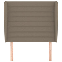 Thumbnail for Kopfteil mit Ohren Taupe 93x23x118/128 cm Stoff