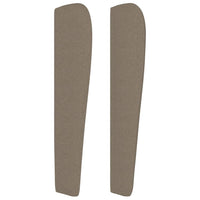 Thumbnail for Kopfteil mit Ohren Taupe 103x23x118/128 cm Stoff