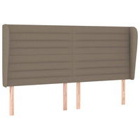 Thumbnail for Kopfteil mit Ohren Taupe 183x23x118/128 cm Stoff