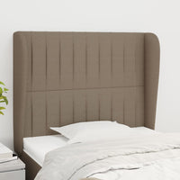 Thumbnail for Kopfteil mit Ohren Taupe 83x23x118/128 cm Stoff
