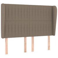 Thumbnail for Kopfteil mit Ohren Taupe 147x23x118/128 cm Stoff