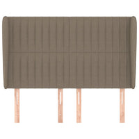 Thumbnail for Kopfteil mit Ohren Taupe 147x23x118/128 cm Stoff