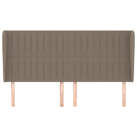 Thumbnail for Kopfteil mit Ohren Taupe 163x23x118/128 cm Stoff
