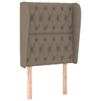 Thumbnail for Kopfteil mit Ohren Taupe 83x23x118/128 cm Stoff
