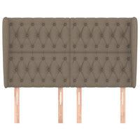 Thumbnail for Kopfteil mit Ohren Taupe 147x23x118/128 cm Stoff