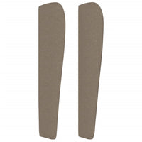Thumbnail for Kopfteil mit Ohren Taupe 203x23x118/128 cm Stoff