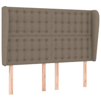 Thumbnail for Kopfteil mit Ohren Taupe 147x23x118/128 cm Stoff