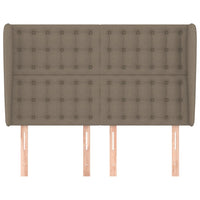 Thumbnail for Kopfteil mit Ohren Taupe 147x23x118/128 cm Stoff