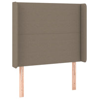 Thumbnail for Kopfteil mit Ohren Taupe 83x16x118/128 cm Stoff
