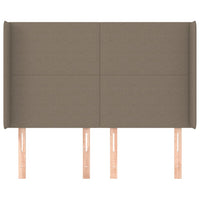 Thumbnail for Kopfteil mit Ohren Taupe 147x16x118/128 cm Stoff