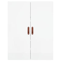 Thumbnail for Highboard Hochglanz-Weiß 69,5x34x180 cm Holzwerkstoff