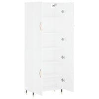 Thumbnail for Highboard Weiß 69,5x34x180 cm Holzwerkstoff