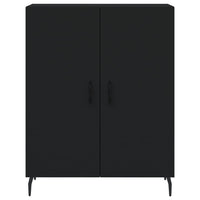 Thumbnail for Highboard Schwarz 69,5x34x180 cm Holzwerkstoff