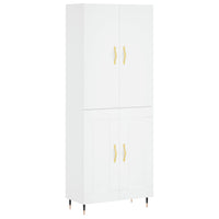 Thumbnail for Highboard Weiß 69,5x34x180 cm Holzwerkstoff