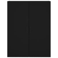 Thumbnail for Highboard Schwarz 69,5x34x180 cm Holzwerkstoff