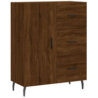 Thumbnail for Highboard Braun Eichen-Optik 69,5x34x180 cm Holzwerkstoff