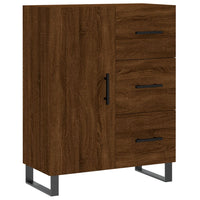 Thumbnail for Highboard Braun Eichen-Optik 69,5x34x180 cm Holzwerkstoff