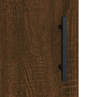 Thumbnail for Highboard Braun Eichen-Optik 69,5x34x180 cm Holzwerkstoff