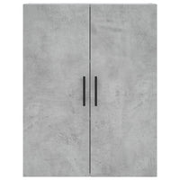 Thumbnail for Highboard Betongrau 69,5x34x180 cm Holzwerkstoff