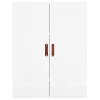 Thumbnail for Highboard Hochglanz-Weiß 69,5x34x180 cm Holzwerkstoff