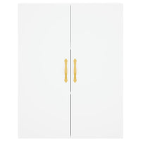 Thumbnail for Highboard Weiß 69,5x34x180 cm Holzwerkstoff