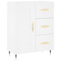 Thumbnail for Highboard Weiß 69,5x34x180 cm Holzwerkstoff