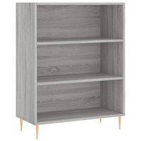 Thumbnail for Highboard Grau Sonoma 69,5x34x180 cm Holzwerkstoff