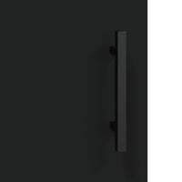 Thumbnail for Highboard Schwarz 69,5x34x180 cm Holzwerkstoff