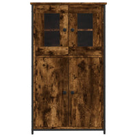 Thumbnail for Highboard Räuchereiche 62x32x106,5 cm Holzwerkstoff