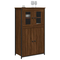 Thumbnail for Highboard Braun Eichen-Optik 62x32x106,5 cm Holzwerkstoff