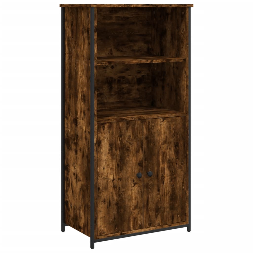 Highboard Räuchereiche 62x36x121,5 cm Holzwerkstoff