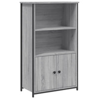 Thumbnail for Highboard Grau Sonoma 62x32x103,5 cm Holzwerkstoff