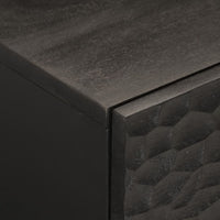 Thumbnail for Couchtisch Schwarz 80x50x40 cm Massivholz Mango