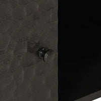 Thumbnail for Couchtisch Schwarz 100x54x40 cm Massivholz Mango