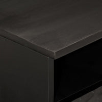 Thumbnail for Couchtisch Schwarz 80x54x40 cm Massivholz Mango