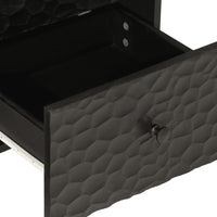 Thumbnail for Beistellschrank Schwarz 40x33x75 cm Massivholz Mango